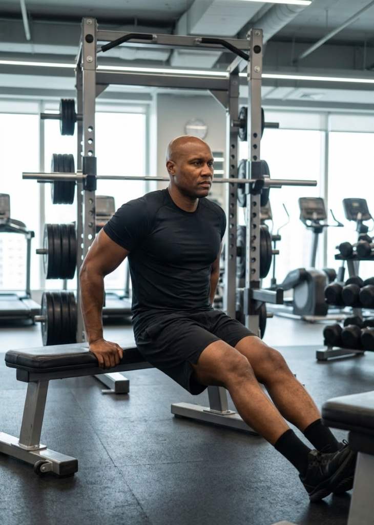 Bench Dips - Road Warrior Athletics Fitness - Andre L. Edmonds, FNL